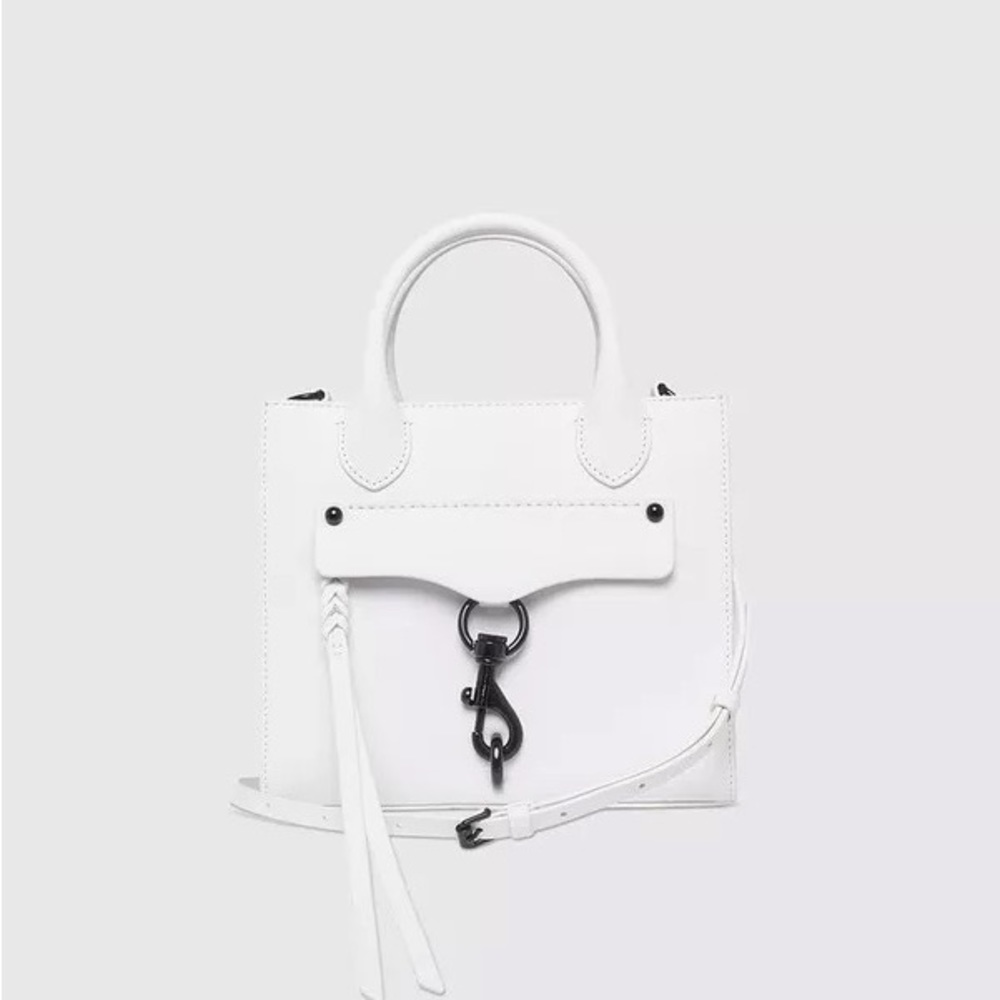 Rebecca Minkoff Megan Mini Tote Crossbody - Optic White